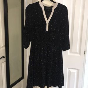 Lane Bryant polka dot dress
